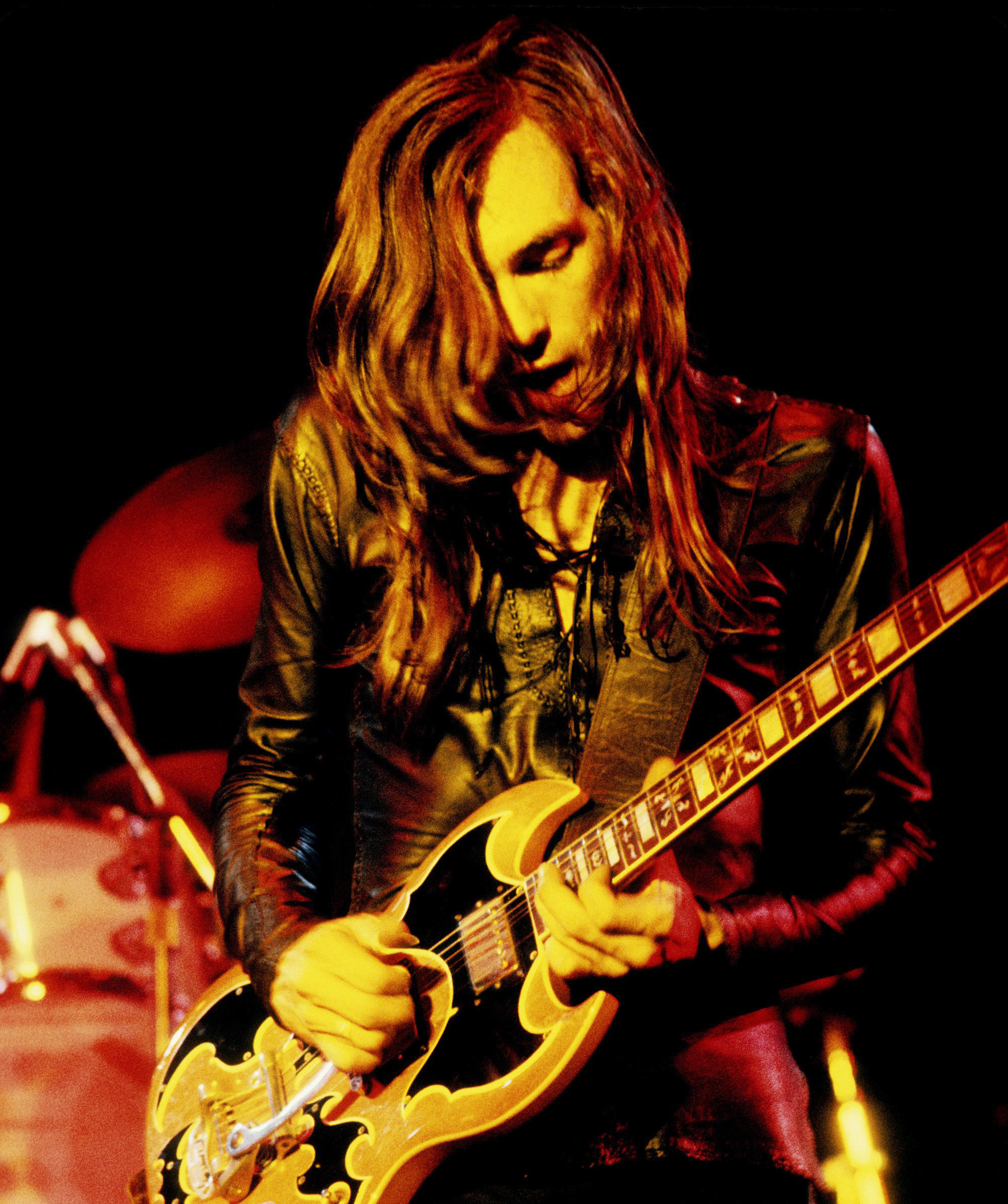 John Cippolina performs with Copperhead at the Winterland Arena in San Francisco, California on May 20, 1972.