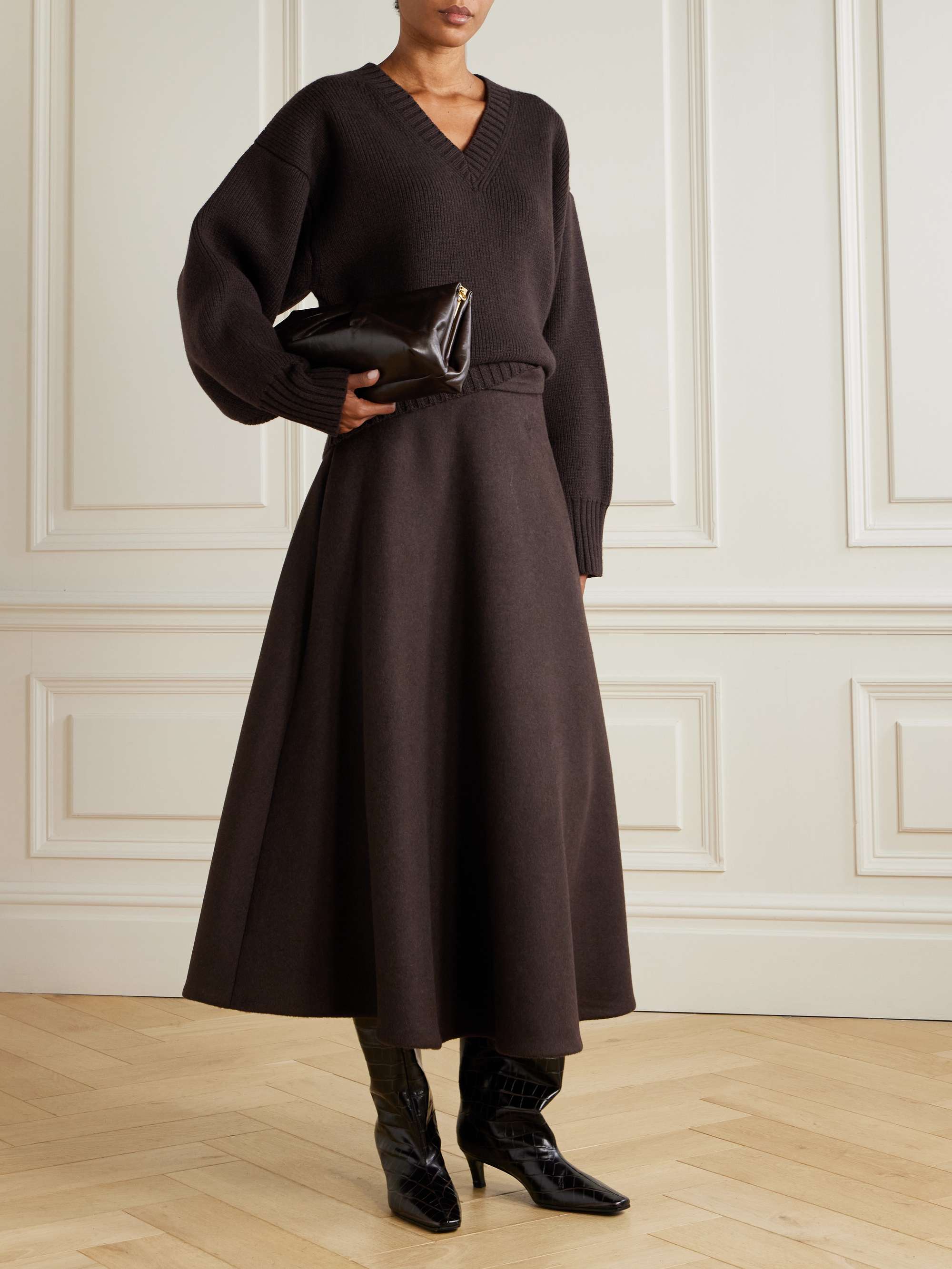 Oversized Ribbed Wool Sweater