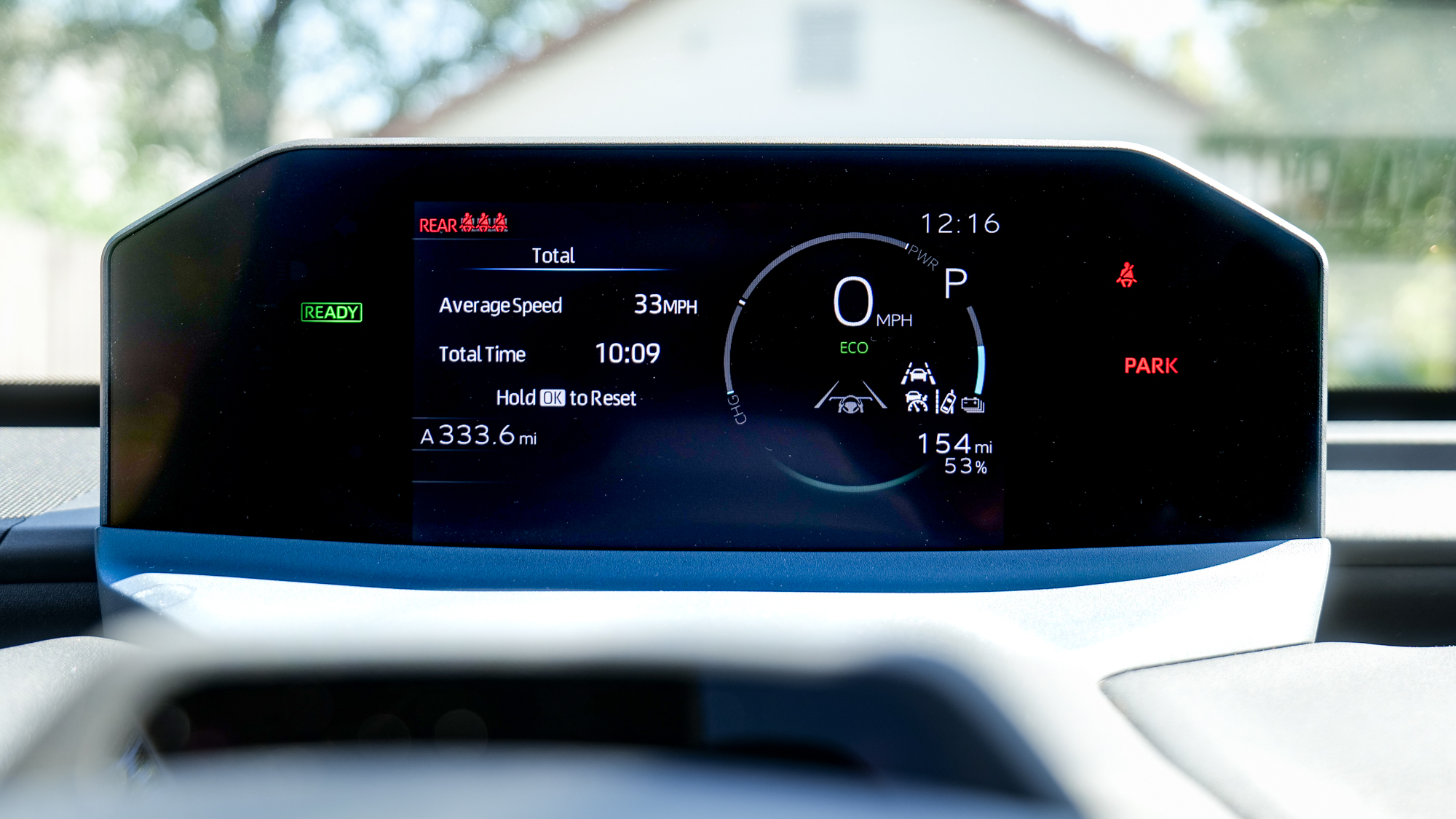 2026 Subaru Solterra driver&#039;s side display.