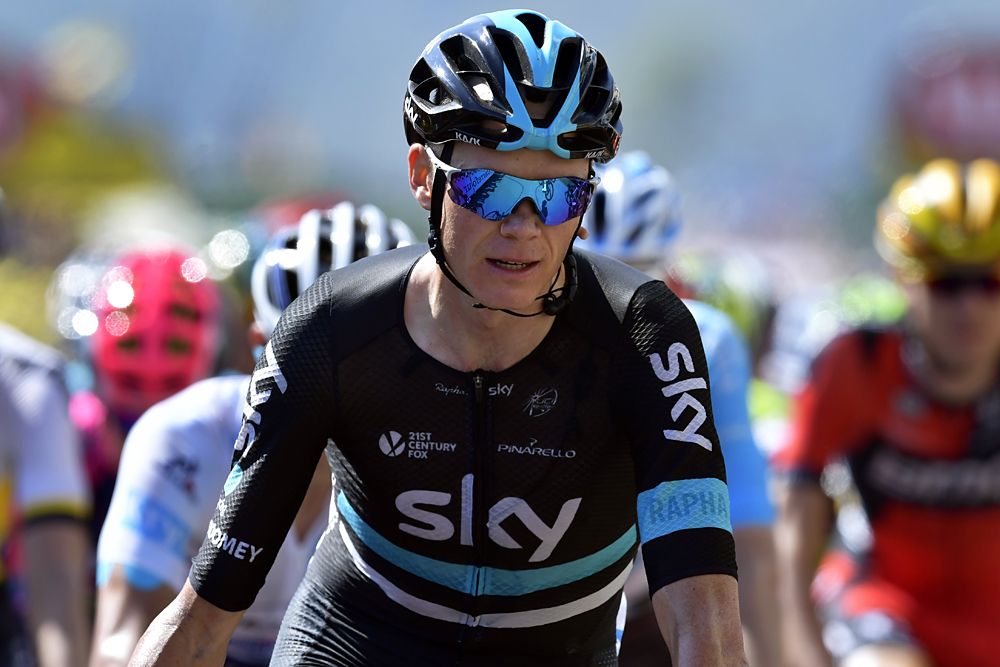 Chris Froome (Team Sky) finishes 11th, 4:29 behind solo winner Cummings