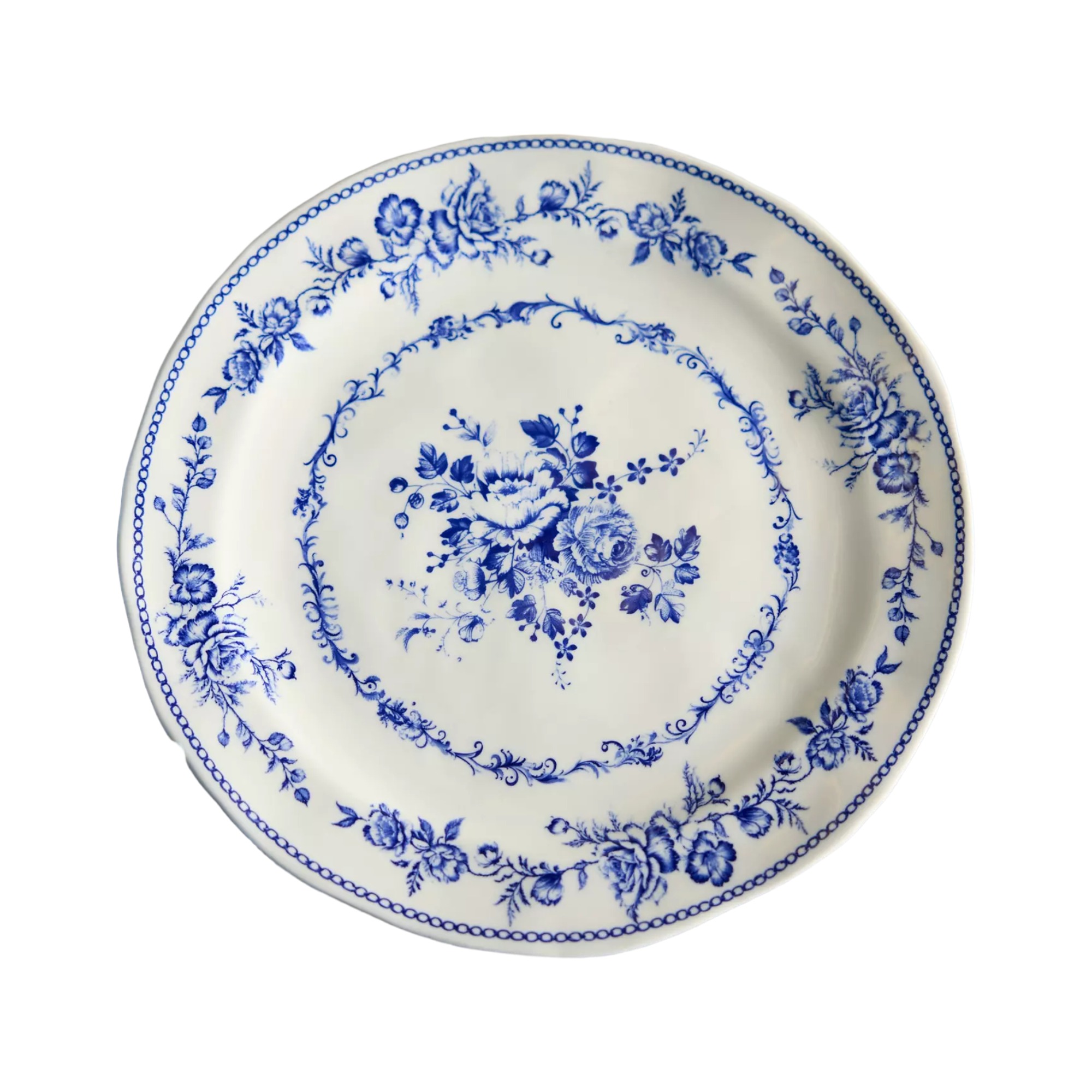 Terrain Botanical transferware dinner plate