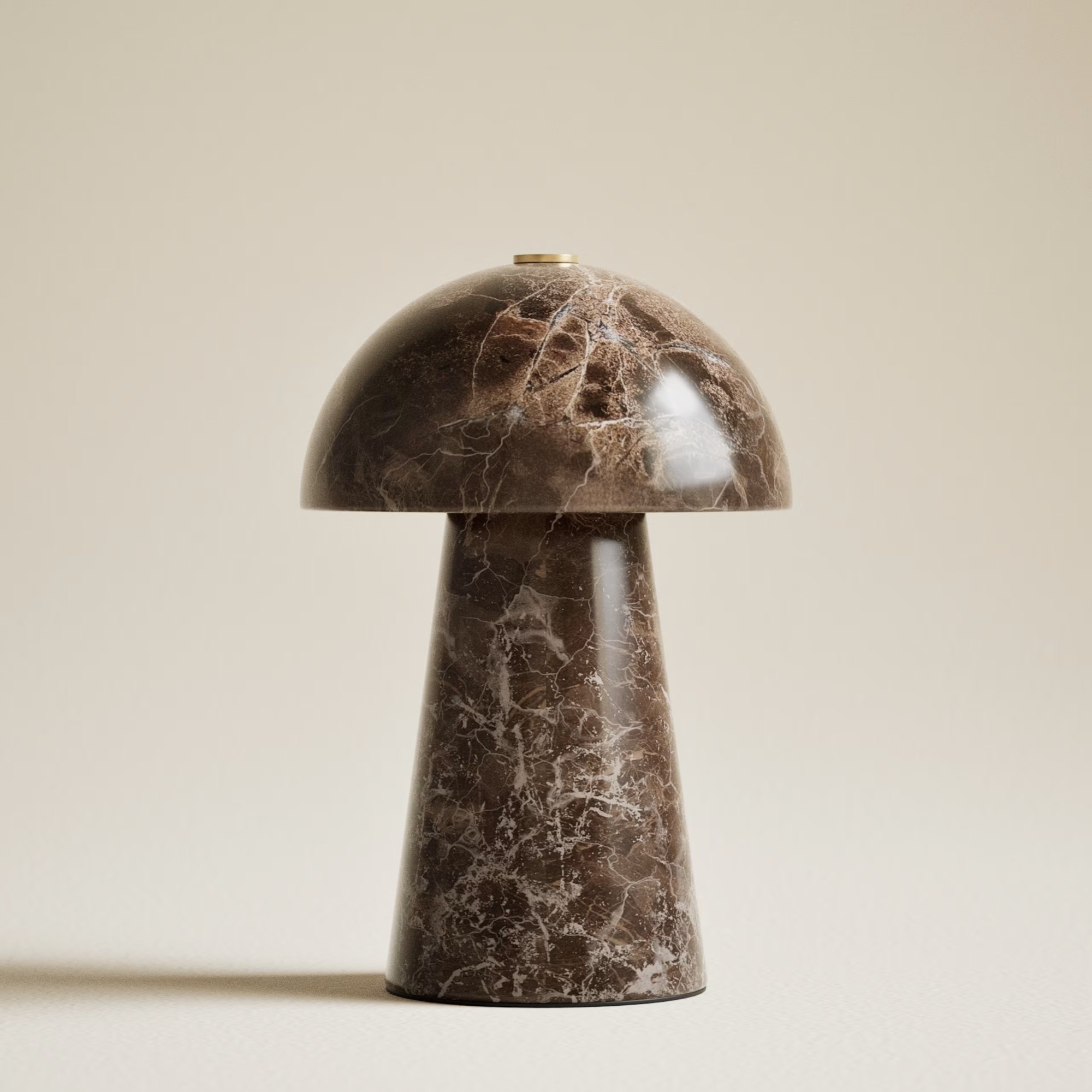 M&amp;amp;S Marble Rechargeable Mushroom Lamp