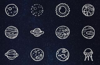 Free icons: Space