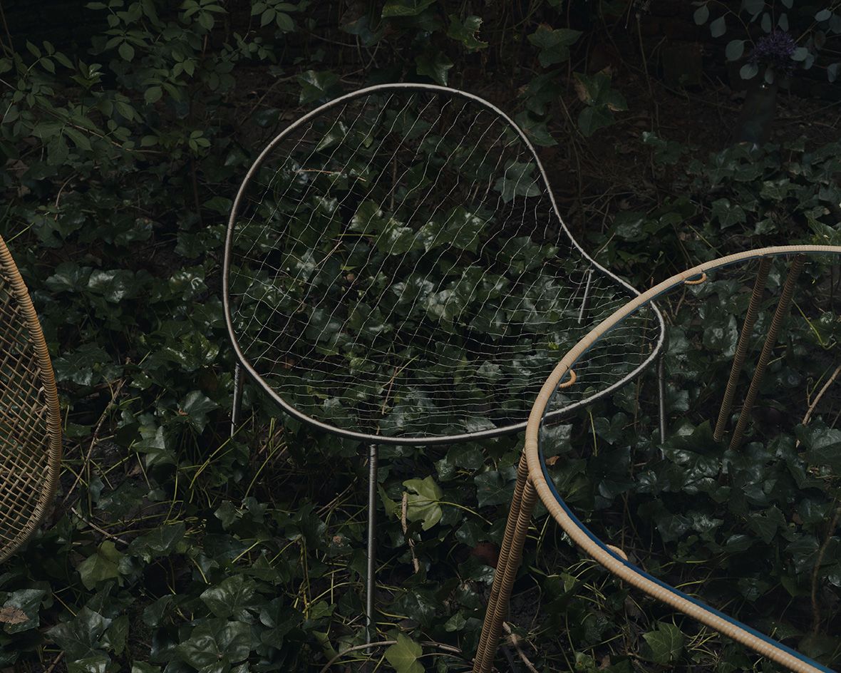 Junya Ishigami furniture to show at Maniera in Belgium chairs in foliage