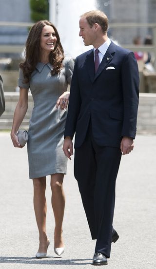 The Duke And Duchess Of Cambridge On Their Official Tour Of Canada.Attend A Tree Planting Ceremony At Rideau Hall, Government House, Ottawa.