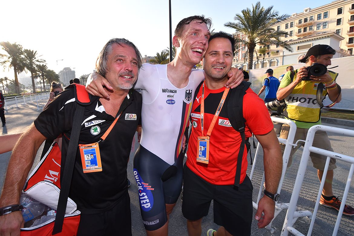 Tony Martin (Germany) after winning the World Championships time trial