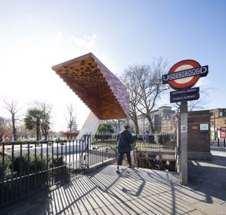 Bethnal Green Memorial by Arboreal Architecture in London.