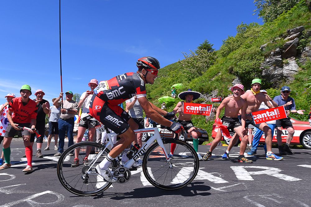 Greg Van Avermaet en route to the win during stage 5.