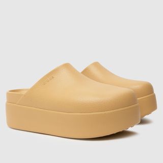 Crocs Dylan Platform Clog Slippers.