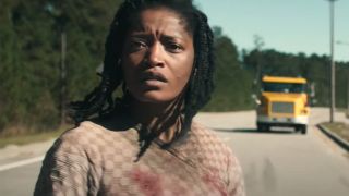 Keke Palmer as Alice, when she realizes she is a slave in 1970s