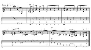 GIT519 SRV Blues Shuffle lesson