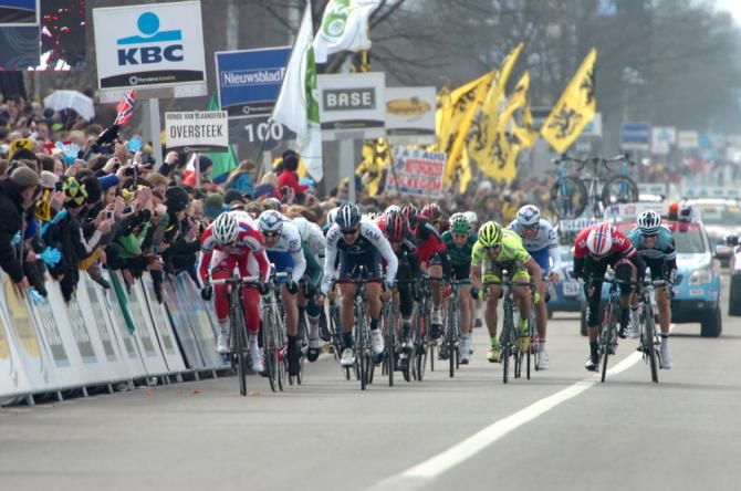The sprint for fourth place.