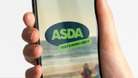 New Asda logo on a phone