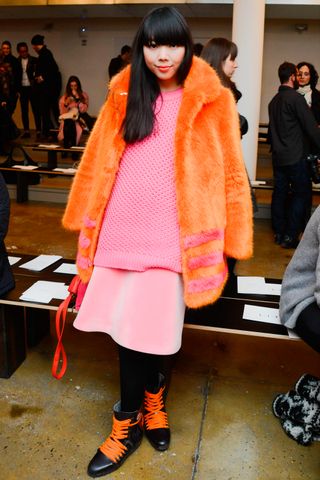 Susie Bubble at New York Fashion Week AW14