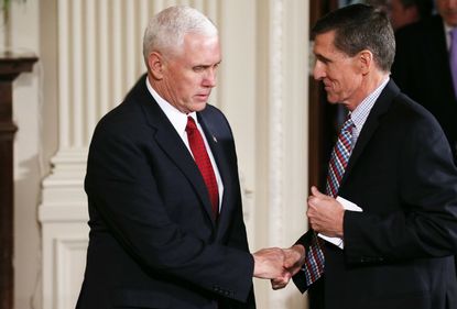 Mike Pence and Michaely Flynn.