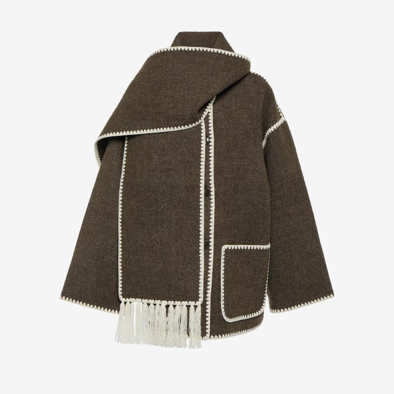 Image of scarf coat