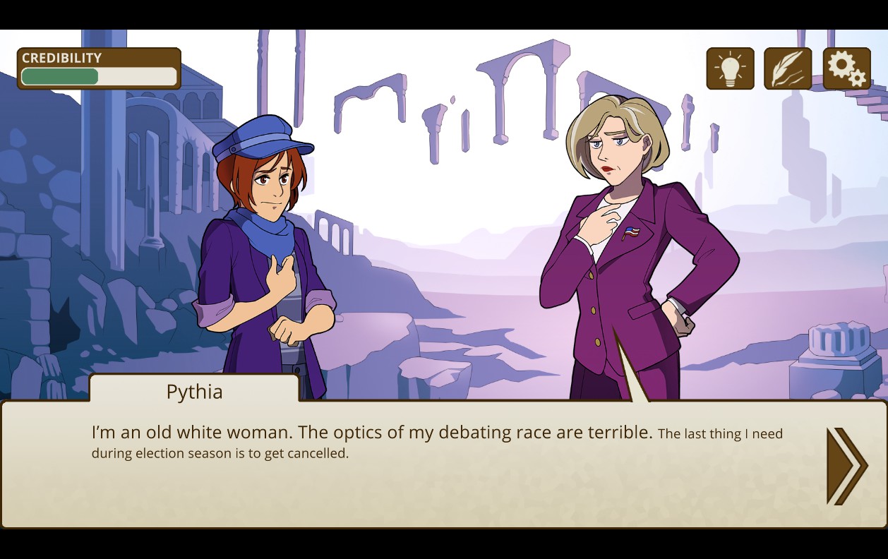 Pro Philosopher 2 es Ace Attorney para nuestra estúpida temporada electoral, y realmente me hizo sentir mejor.