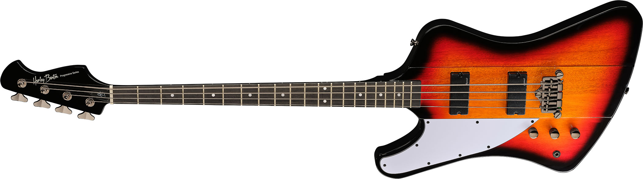 The Harley Benton Deluxe Series TB-70VS offers the T-bird inspired bass at a beginner-friendly price &amp;ndash; and as a left-handed model.