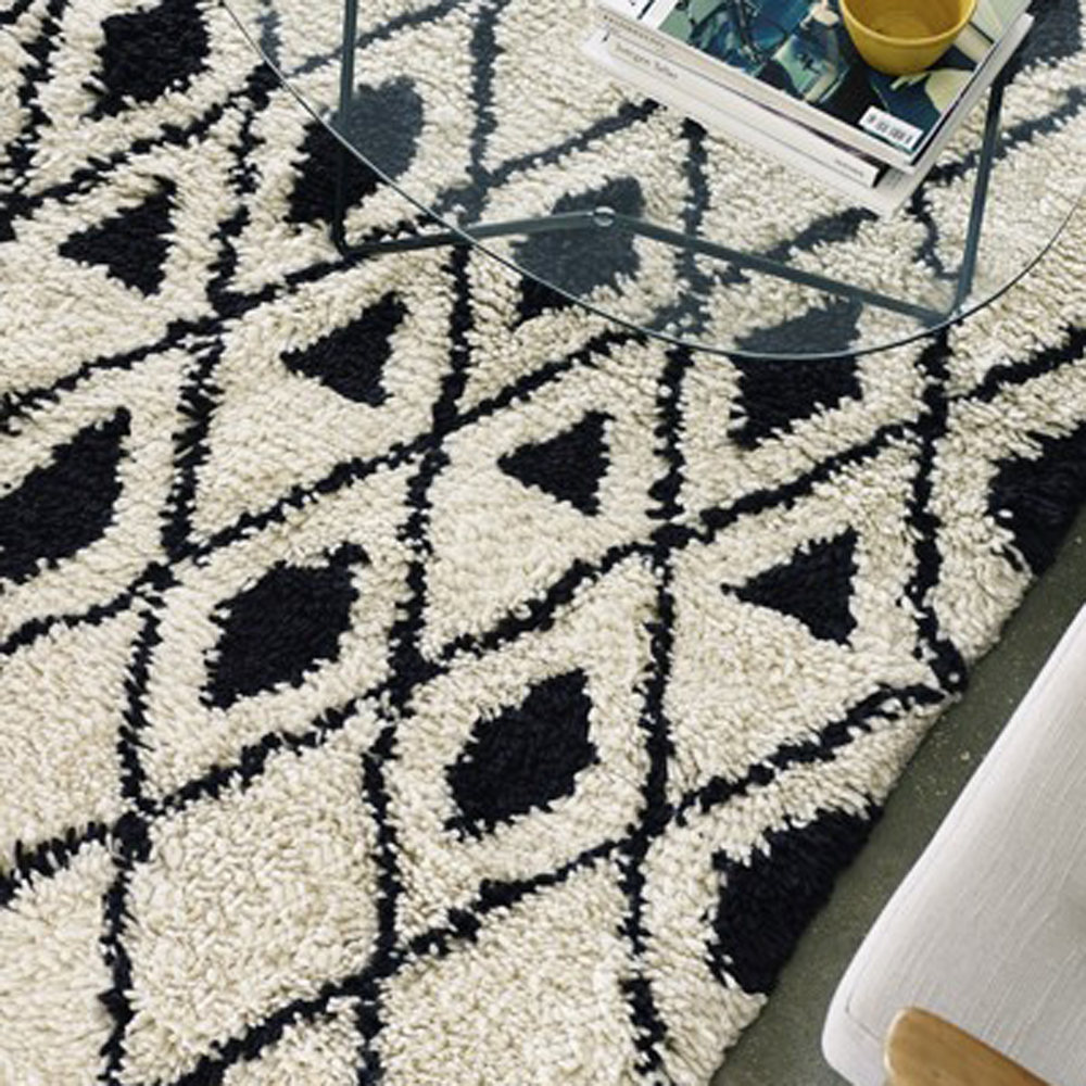 deep pile african benni rug