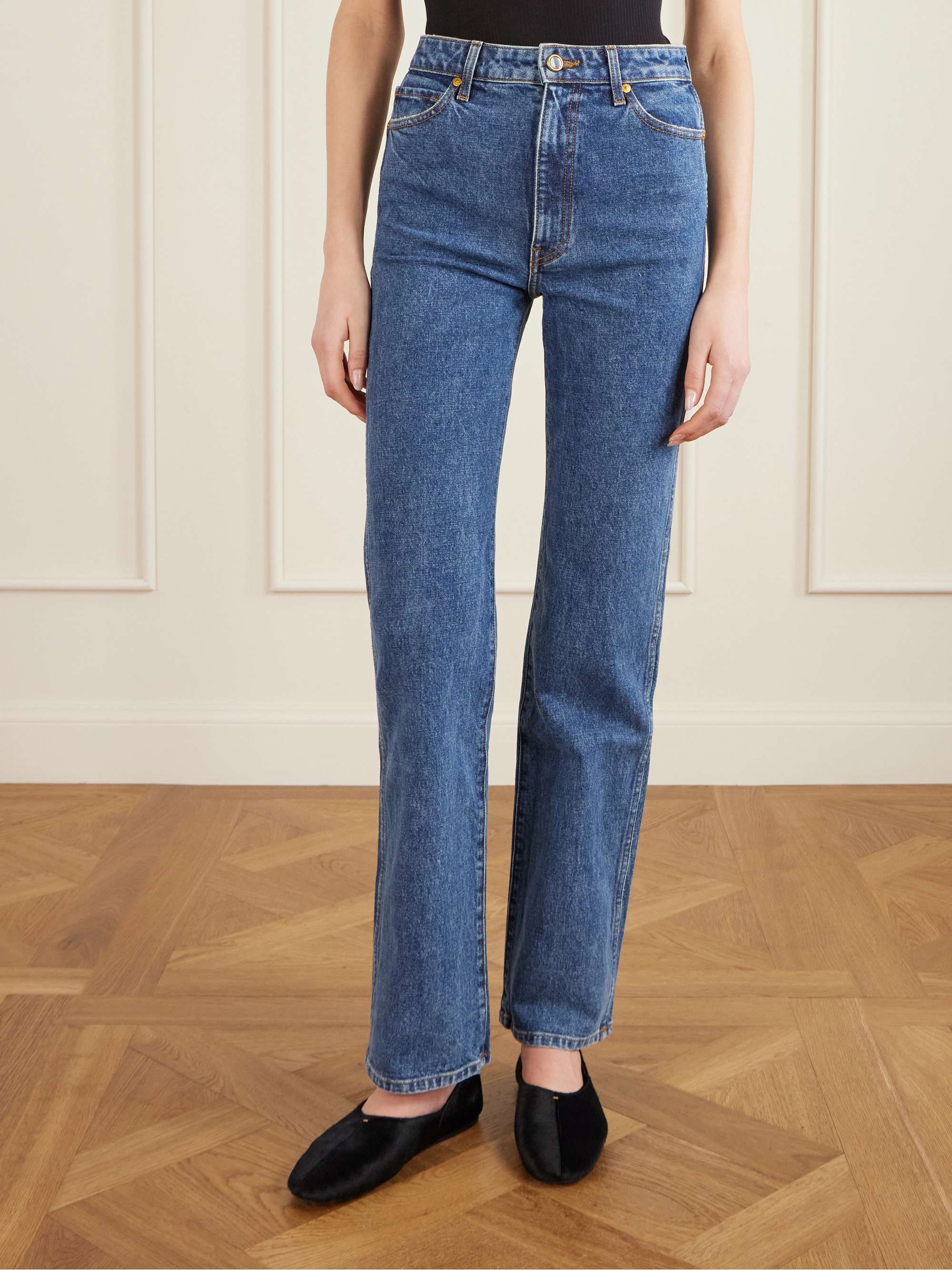 Danielle High-Rise Slim-Leg Jeans