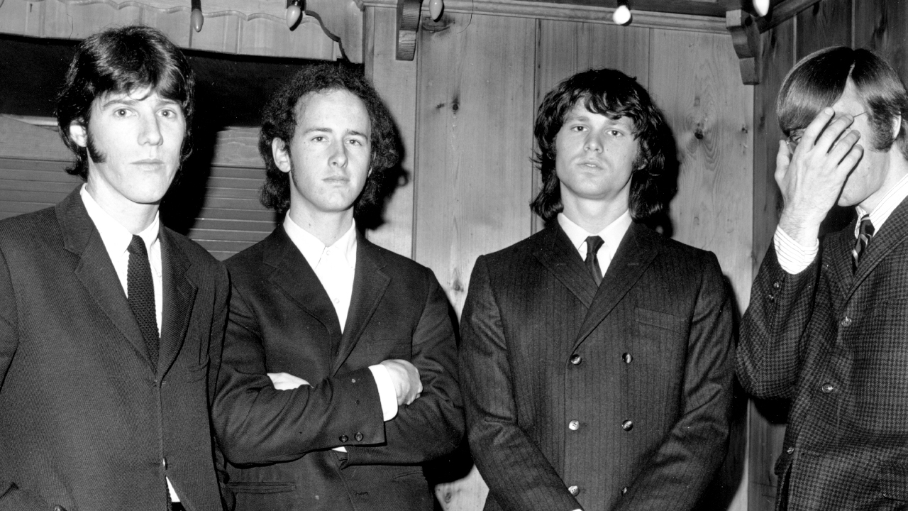 The Doors posing for a photograph in 1965