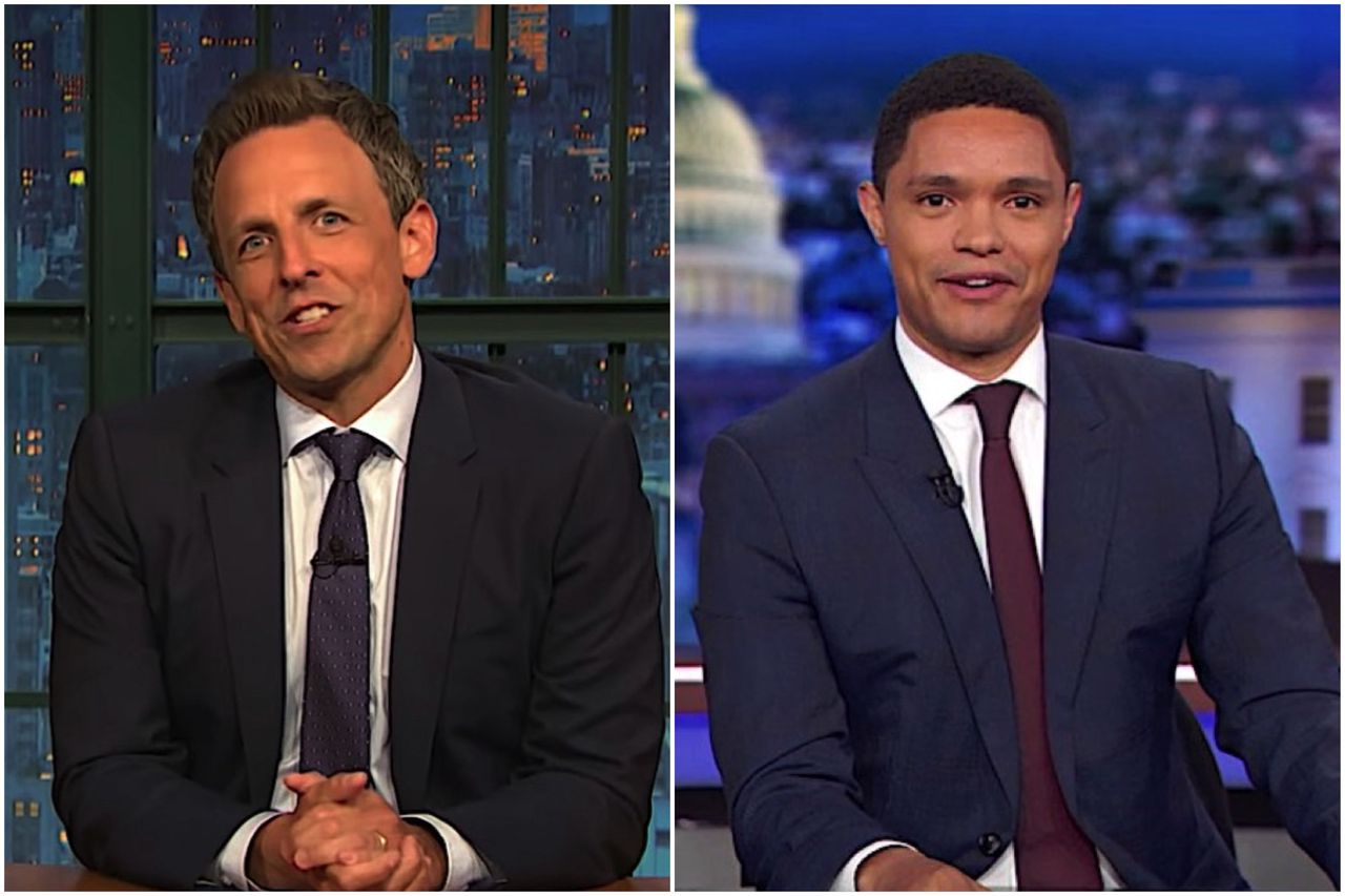 Seth Meyers and Trevor Noah on the Brett Kavanaugh confirmation hearings