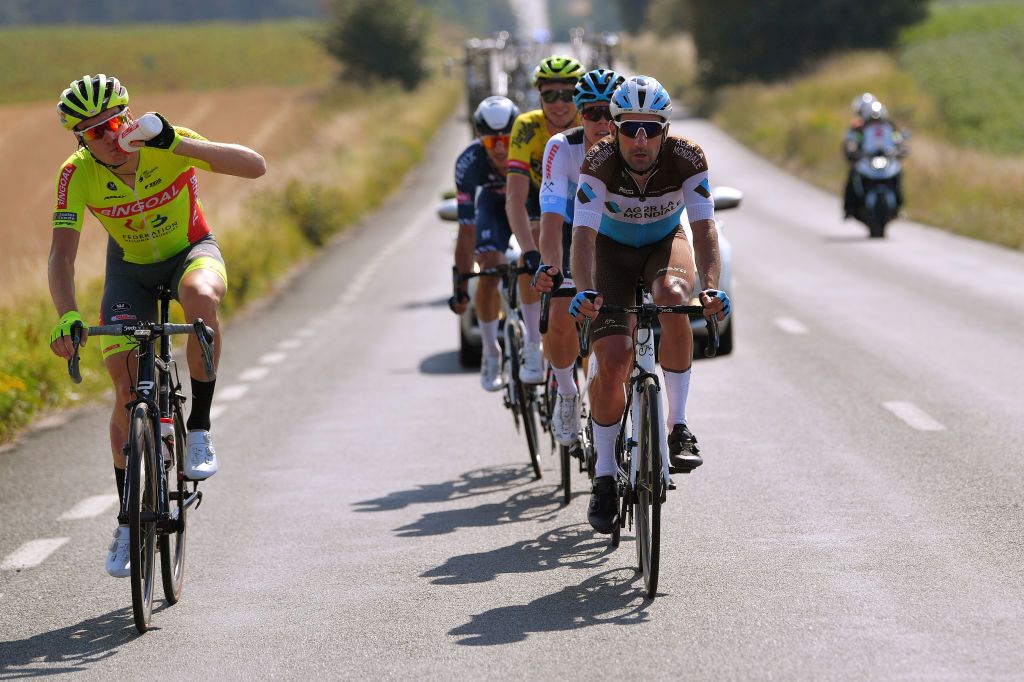 The breakaway at Tour de Wallonie stage 1