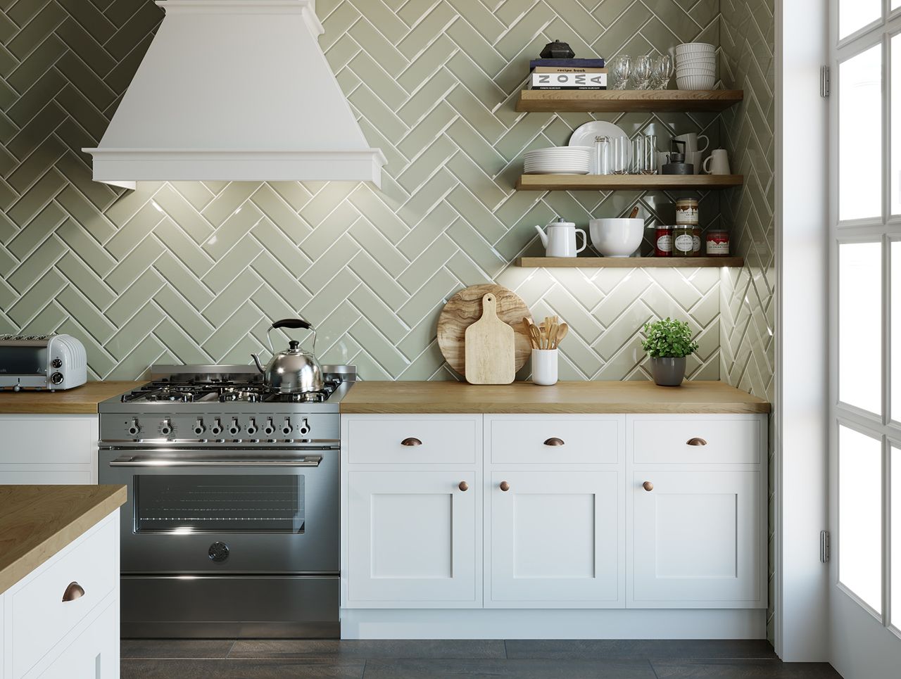 Sage green kitchen Ideas how to introduce this season’s stand out
