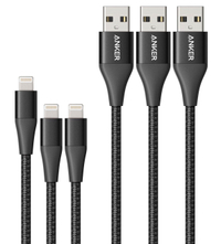 Anker Powerline+ II Lightning Cable (3-Pack): was $39 now $29 @ Amazon