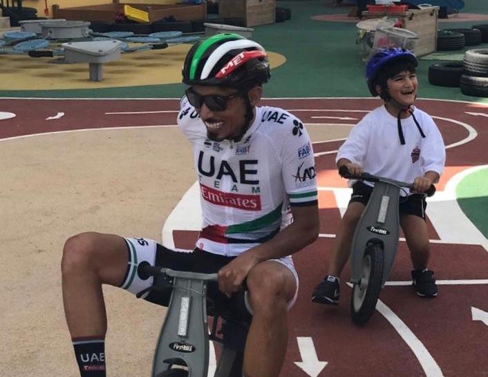 Yousif Mirza at the Al Yasmina School