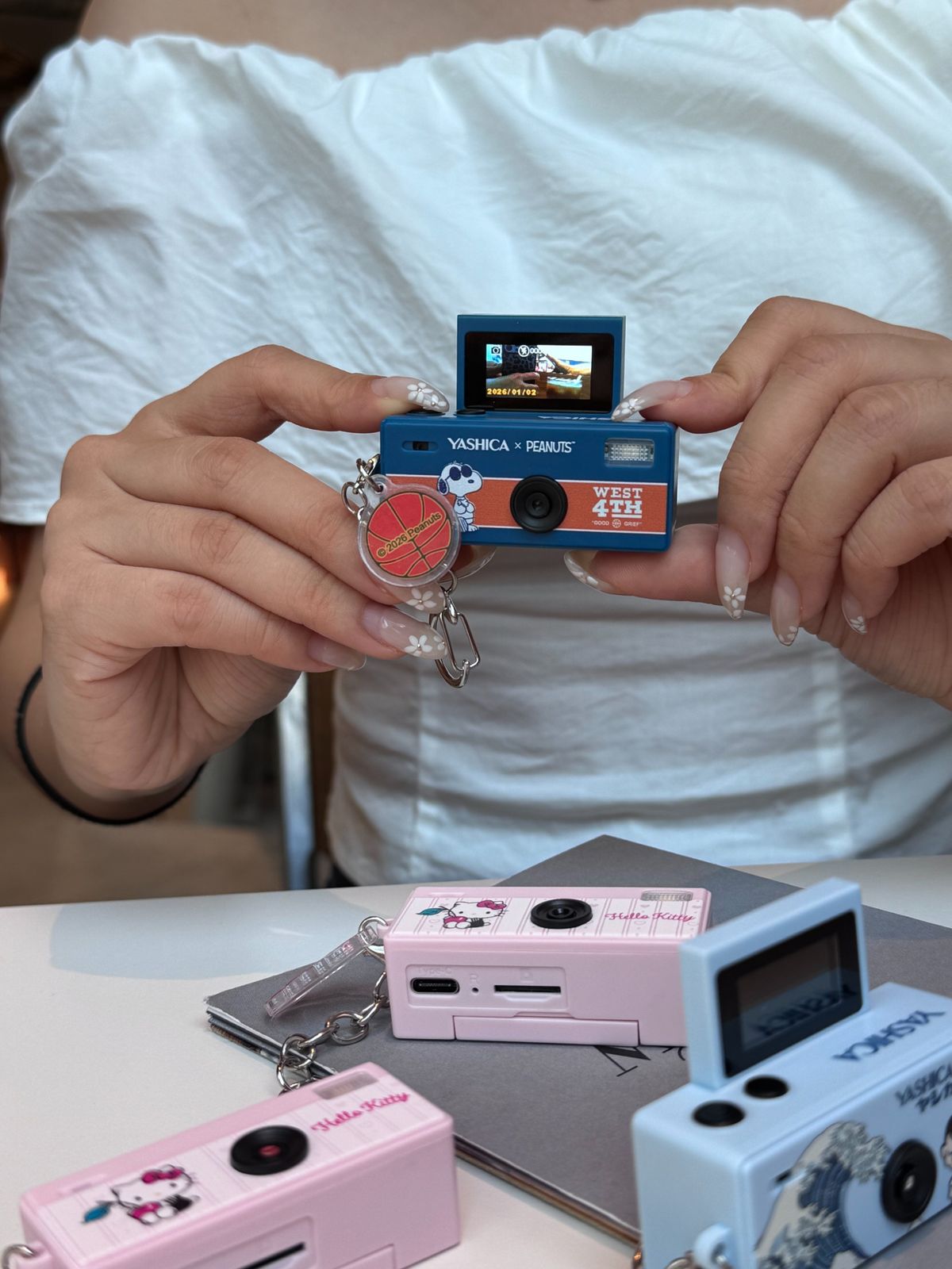 The Yashica Funtastic Keychain Camera in four new designs