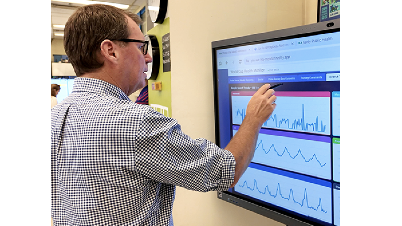 Mobile and display technology aggregate real-time public health data and create a unified view of disease signals.