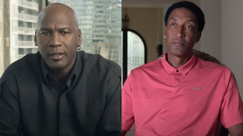 Michael Jordan speaks in NBA 2K12, while Scottie Pippen appears in The Last Dance.