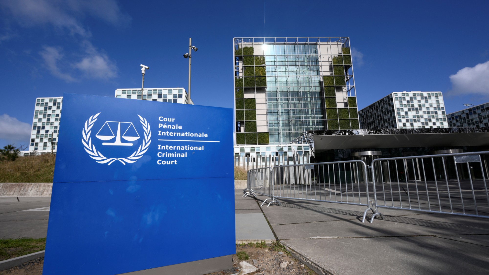 A view of the International Criminal Court in The Hague, Netherlands.