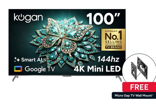 MQXT 100-inch Mini-LED QLED Pro 4K 144Hz Smart AI Google TV