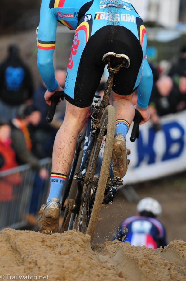 Riders constantly struggled with the deep sand