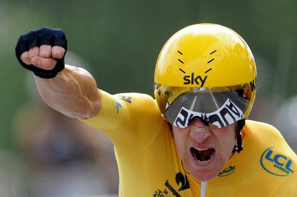 Sealing the Tour de France win 2012