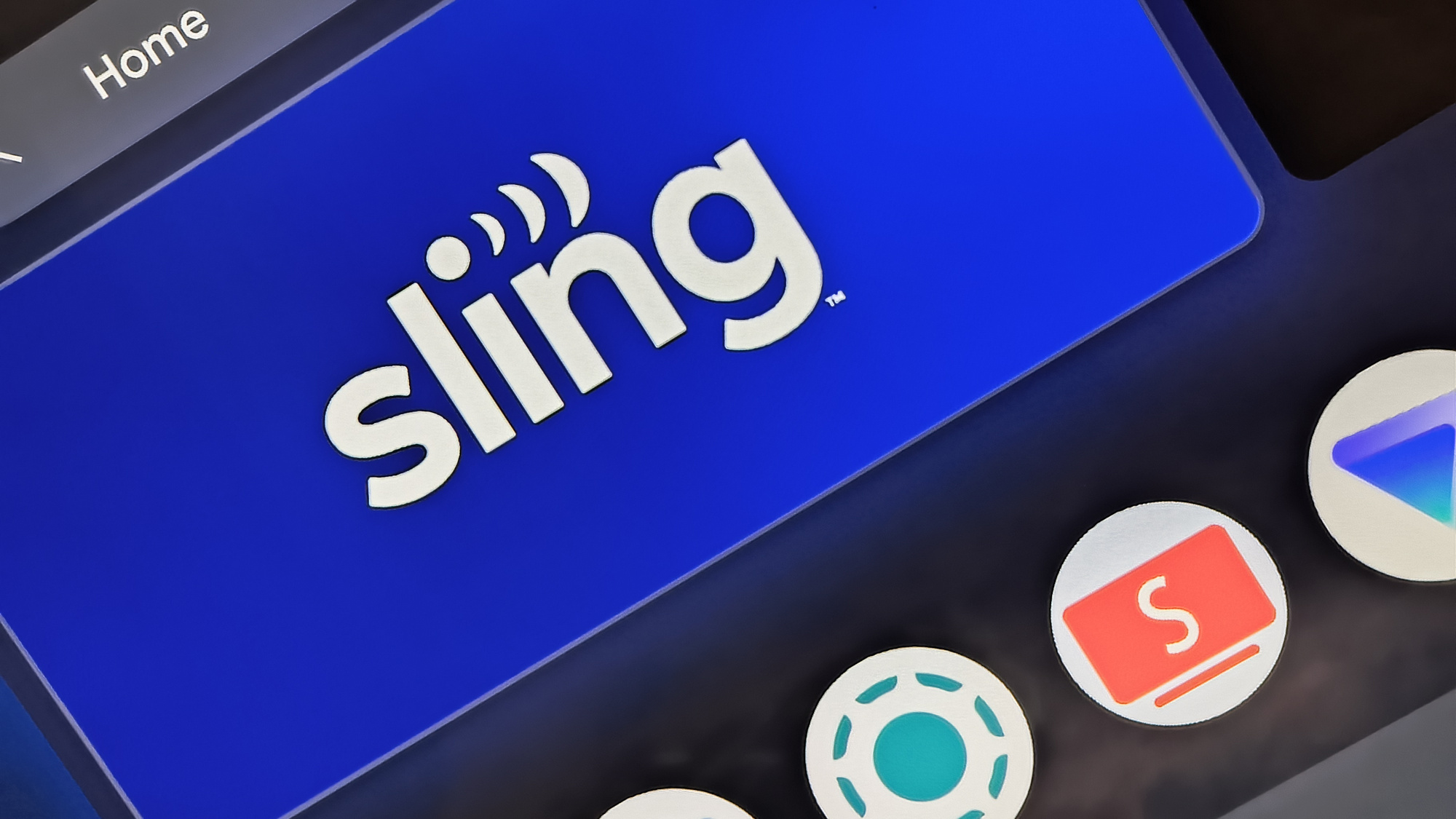 sling tv app listing search result on chromecast with google tv