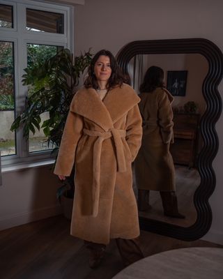 Penny Goldstone faux fur Zara coat