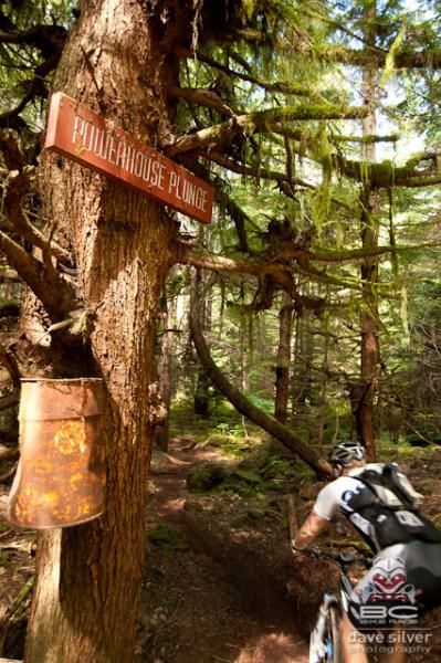Riders enjoyed a trip along the Powerhouse Plunge trail