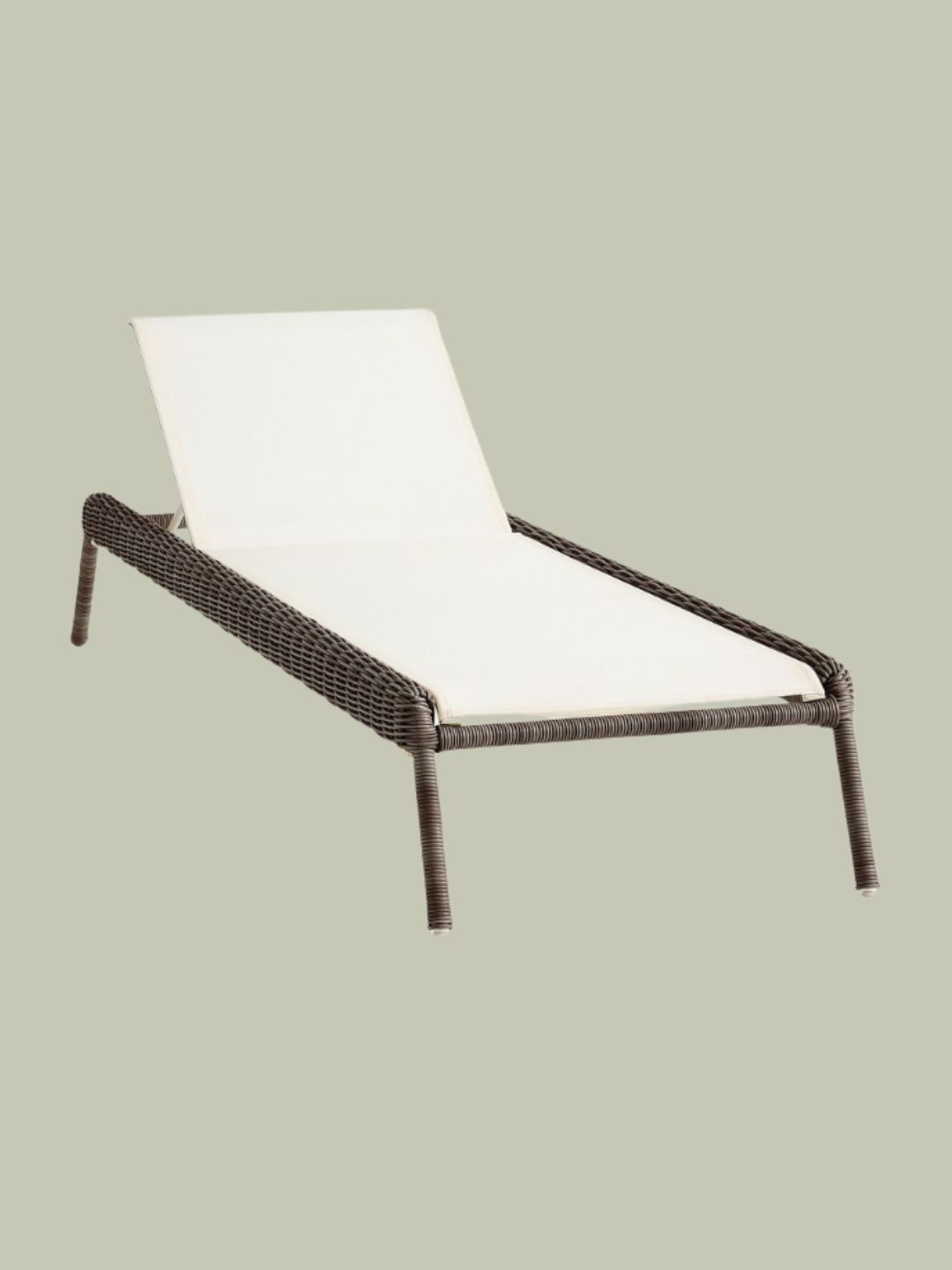 Huntington Mesh Stackable Outdoor Single Chaise Lounge, Set of 2