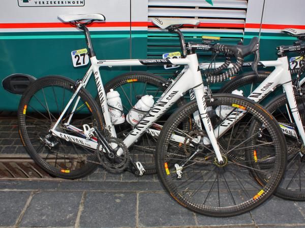 Some Omega Pharma-Lotto riders pulled out their usual Canyon Ultimate CF SLX bikes for Scheldeprijs.