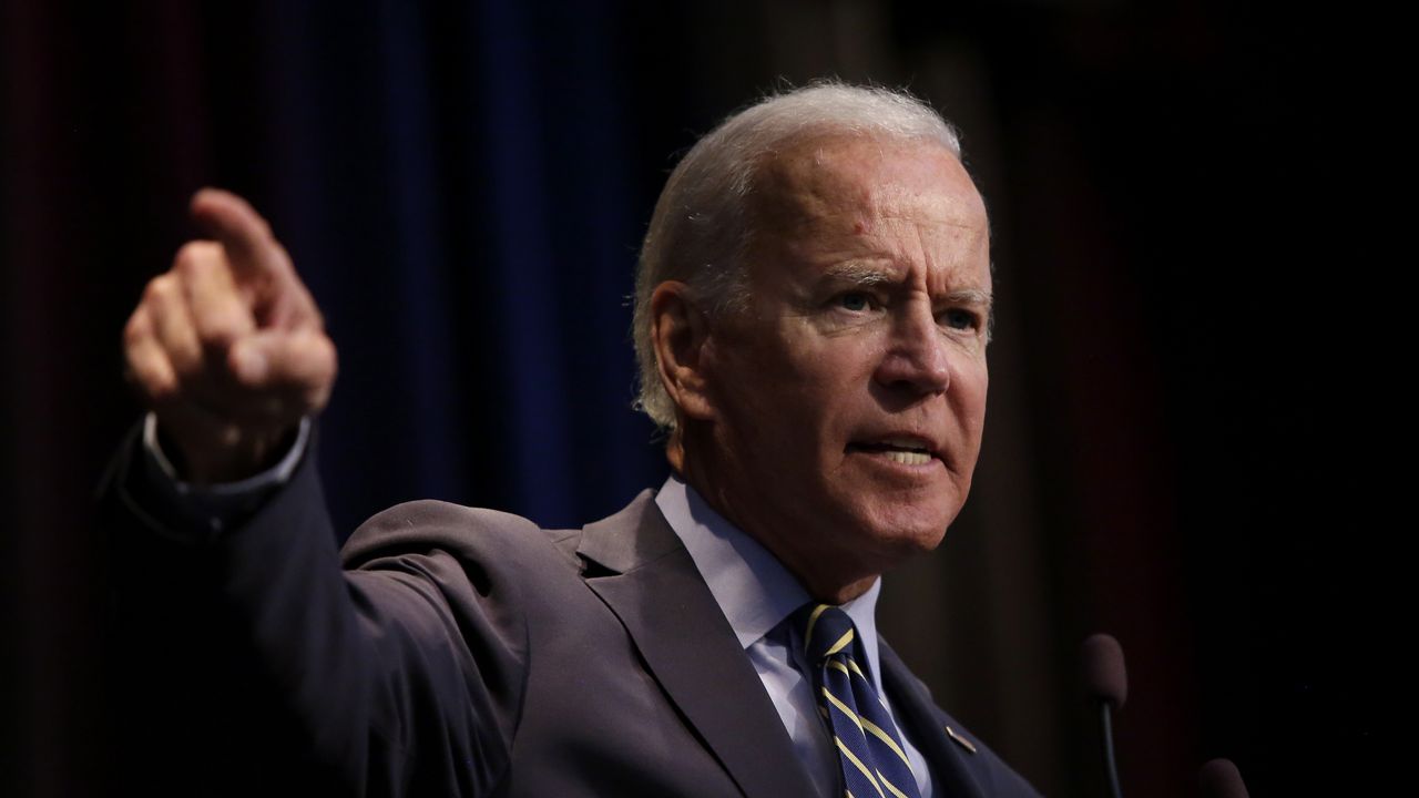 Joe Biden speaks at the Iowa Federation Labor Convention