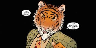 Talking tiger comic Shazam