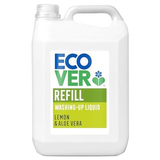 Ecover Washing Up Liquid Refill, Lemon & Aloe Vera, 5l , Packaging May Vary