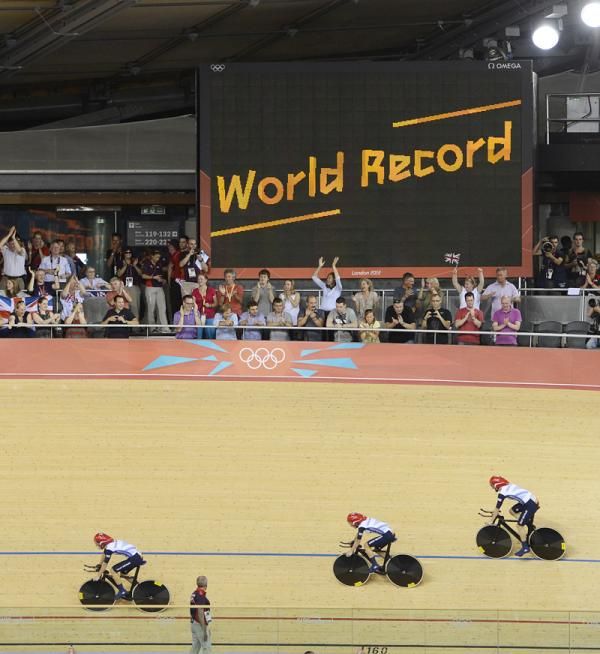 Great Britain set another track world record