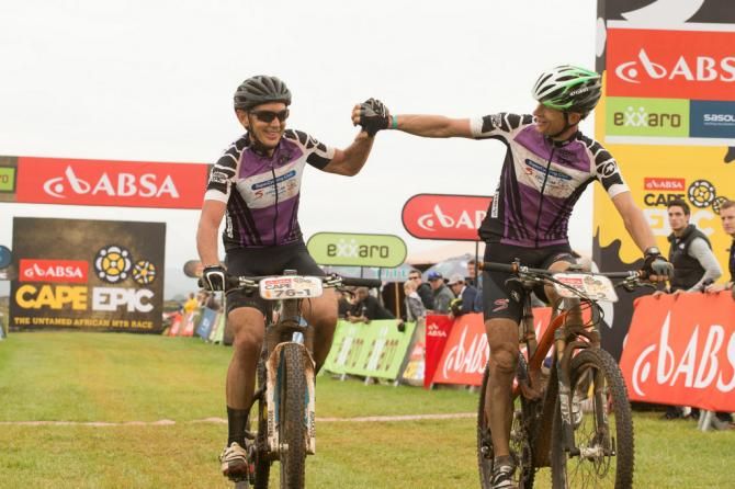 Andrew Mclean and Heinz Zoerweg maintain their masters leader jerseys