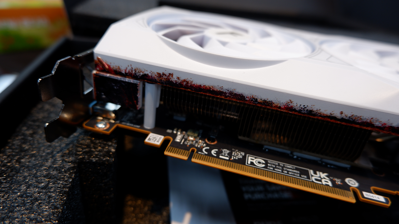 A Frostpunk 2 themed graphics card from Sapphire.