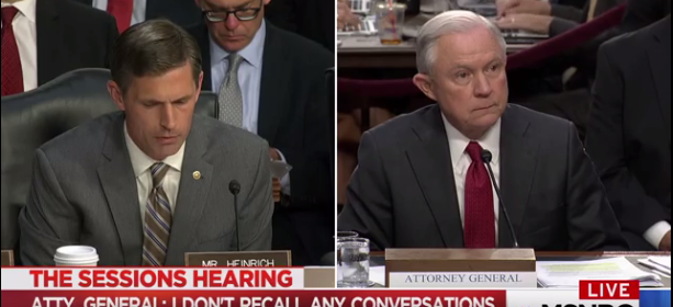 Martin Heinrich and Jeff Sessions.