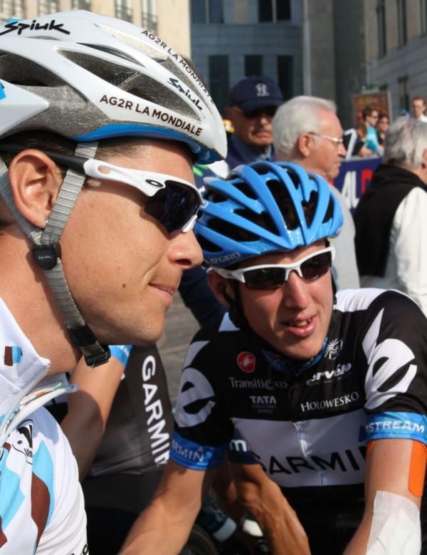 Nicolas Roche and Daniel Martin started despite their crash at Fleche Wallonne